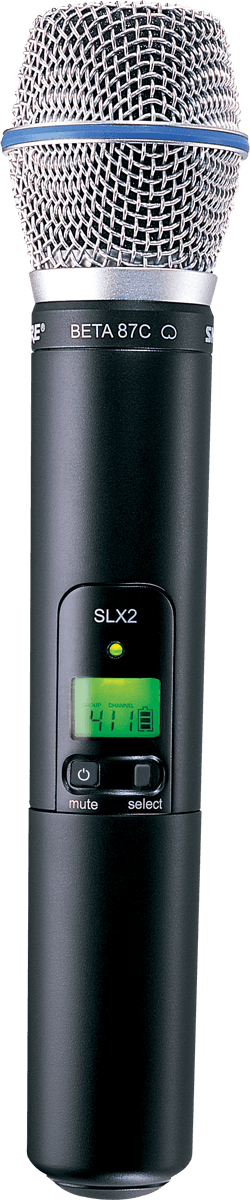 --- DISCONTINUE ---Shure SLX2-BETA87C-J3 - emetteur main capsule BETA87C