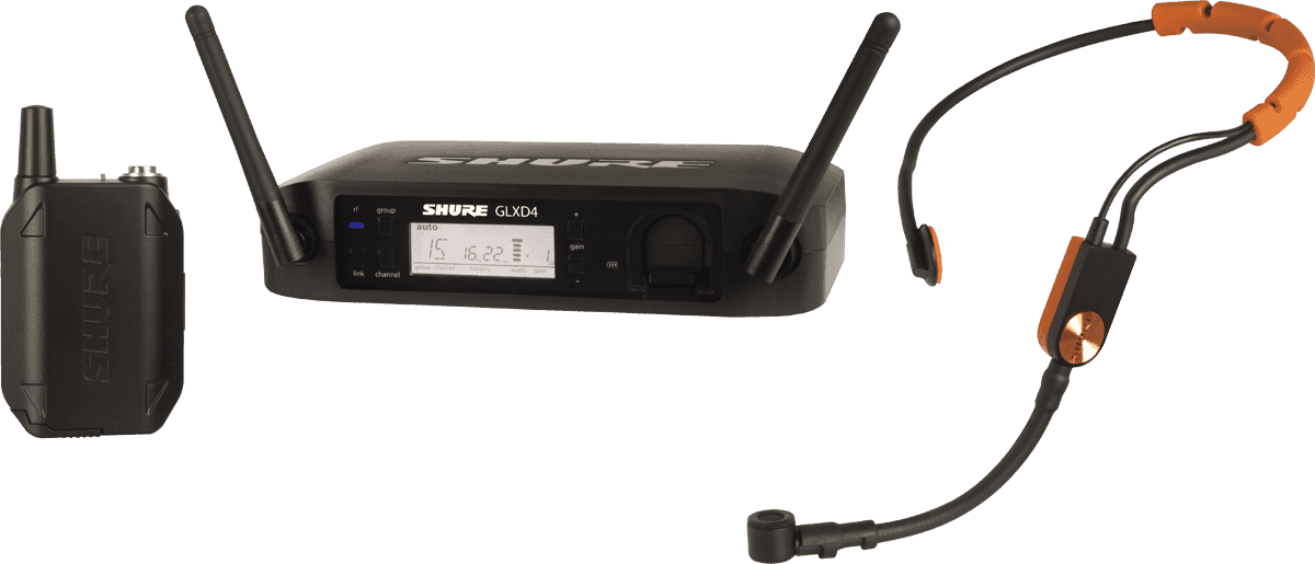 --- DISCONTINUE ---Shure GLXD14E-SM31-Z2 - syst hf 2.4ghz serre tete