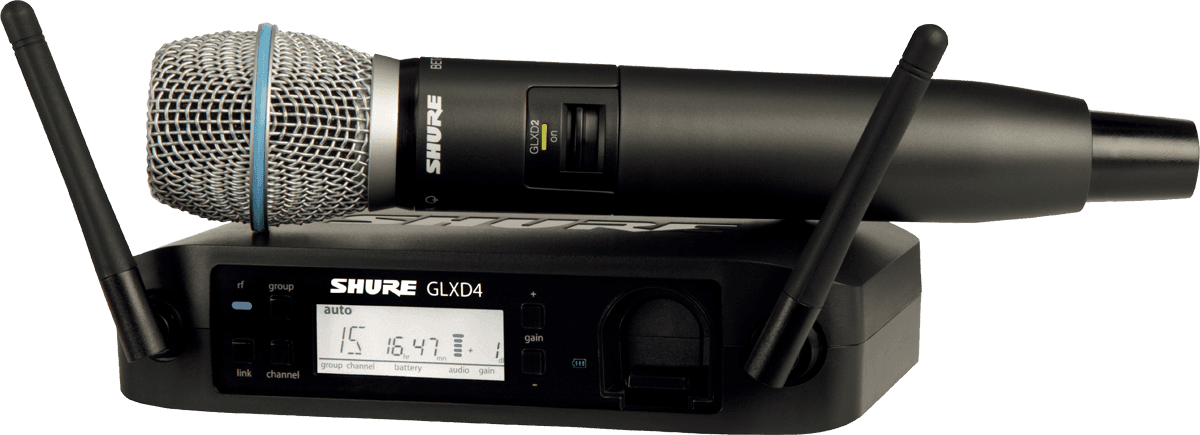 Shure GLXD24E-B87A-Z2 - syst hf main beta87a 2.4ghz