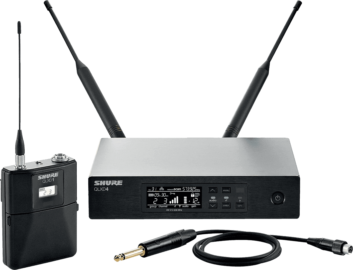 Shure QLXD14-L52 - système qlx-d guitare-ba- bande l52