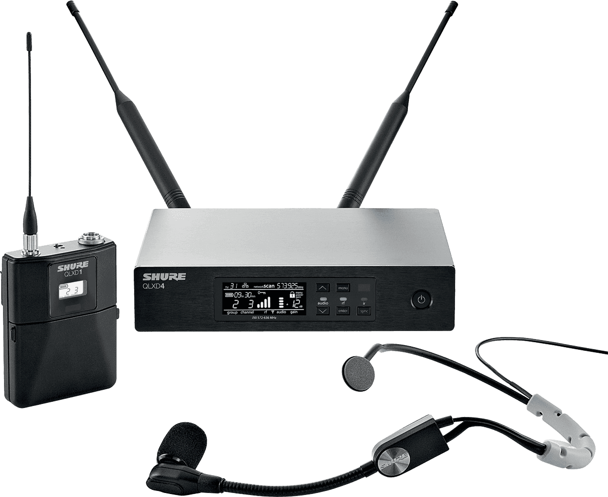 Shure QLXD14-SM35-K51 - syst hf simple serre tete sm35