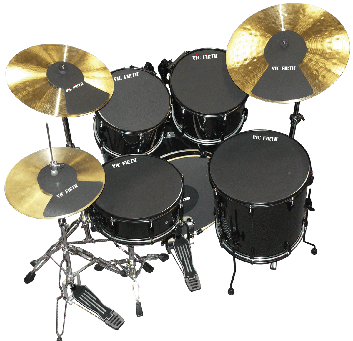 Vic Firth MUTEROCK22 - pack mute 22-10-12-16