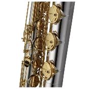 Yanagisawa B-WO30BSB ELITE - Saxophone baryton, bocal et tube argent massif, culasse et pavillon bronze argenté