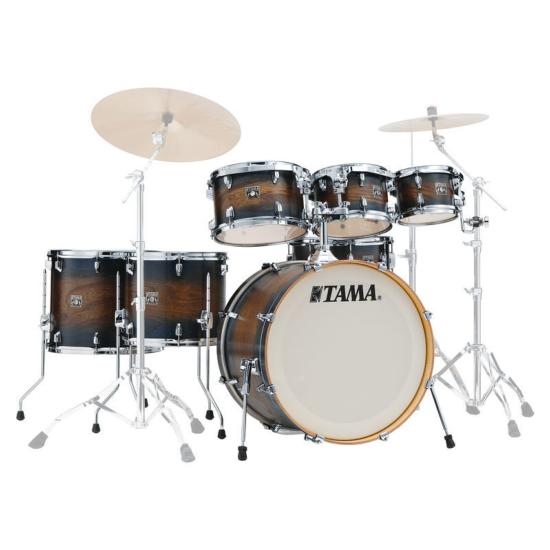 Tama CL72RS-EMME - batterie acoustique Superstar 7 fûts Matte Midnight Elm Burst