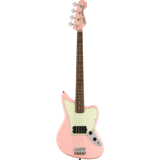 FSR Affinity Series Jaguar Bass H, Laurel Fingerboard, Mint Pickguard, Matching Headstock, Shell Pink