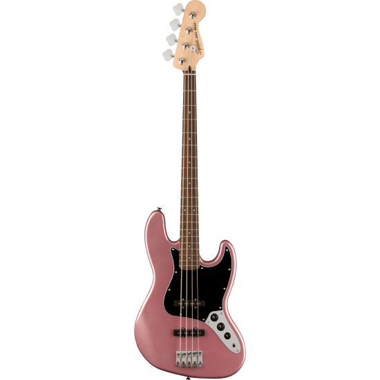 Affinity Series Jazz Bass, Laurel Fingerboard, Black Pickguard, Burgundy Mist