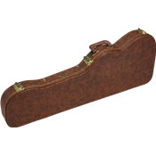 Etui guitare electrique Fender Poodle case pour strat ou tele brown