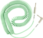 Original Series Coil Cable, Straight-Angle, 30', Surf Green