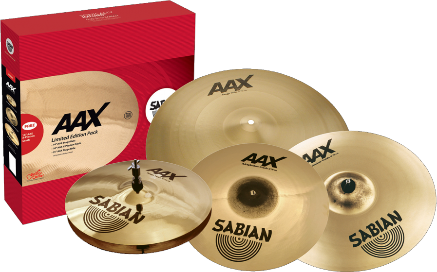 Sabian 2500587XB - Pack Harmonique AAX Xplosion 14'' 16'' 21'' 18'' Offerte