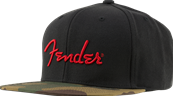 Fender Camo Flatbill Hat, Camo, One Size Fits Most