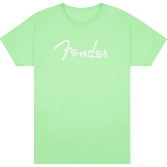 Fender Spaghetti Logo T-Shirt, Surf Green, M
