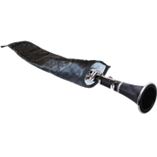BG A69S - Housse protection warmer flûte/hautbois/clarinette soie noire