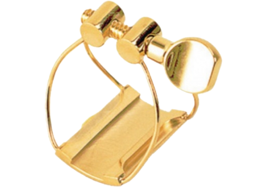 Brancher AMG - ligature saxophone alto plaquée or 24K bec métal