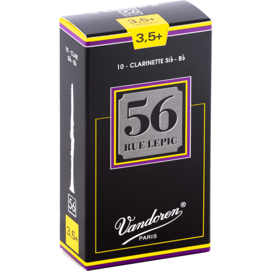 Vandoren CR5035 - 56 Rue Lepic force 3.5 - anches clarinette Sib - boite de 10