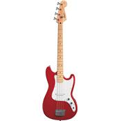 --- DISCONTINUE ---Squier Bronco Bass, Maple Fingerboard, Torino Red