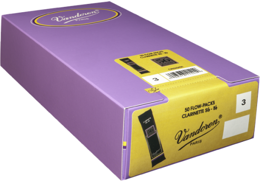 Vandoren CR503-50 - 56 Rue Lepic force 3 - anches clarinette Sib - boite de 50