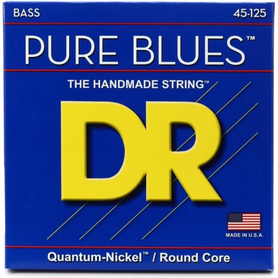 --- DISCONTINUE ---Cordes basse électrique DR Pure Blues 45-125