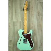 Fender American Original 60's Telecaster Thinline Surf Green Maple Neck - Guitare electrique