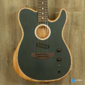 Fender Acoustasonic Player Brushed Black Touche Palissandre - Guitare électrique - électro-acoustique avec Gig Bag Fender