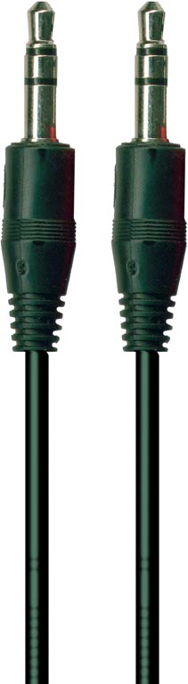 Yellow Cable K17-1 - Cable Audio Mixte Mini Jack str 3.5 Mâle/Mini Jack str 3.5 Mâle 1m