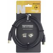 Stagg NCC3U3AU3B - Câble Ordinateur USB 3.0 / SuperSpeed USB - 3M