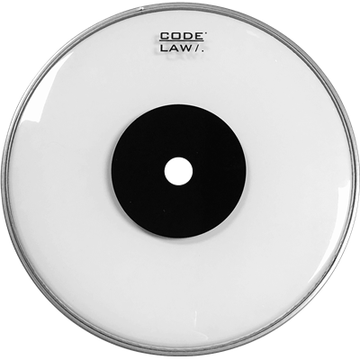 Code Drumheads Peau law clear tom 8