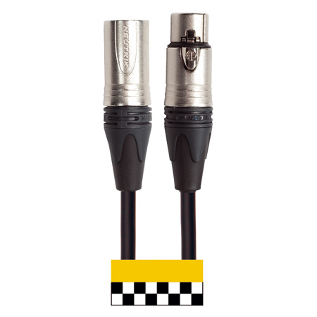 Yellow Cable PROM03X - Cable Microphone Pro Neutrik XLR Mâle/XLR Femelle 3m