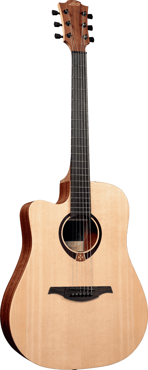 --- DISCONTINUE ---Lag TL70DCE - Lefty dreadnought Cutaway electro