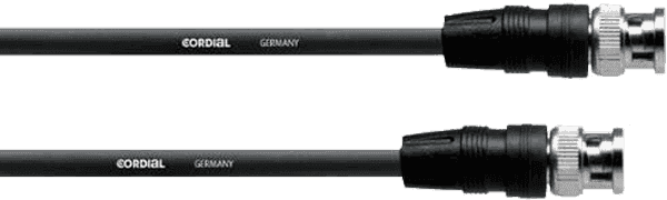 --- DISCONTINUE ---Cordial CFDW5BB - câble numérique worldclock bnc/bnc 5m
