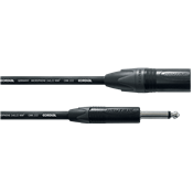 Cordial CPM2.5MP - câble mic neutrik xlr m./jack m. mono 2,5 m