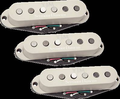 --- DISCONTINUE ---Seymour Duncan STK-S10S-W-LH - kit yjm fury Blanc gaucher