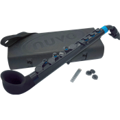 Nuvo jSAX - Saxophone en plastique noir et bleu