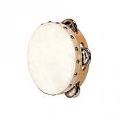 Fuzeau 9593 - tambourin peau naturelle 15 cm  8 cymbalettes, sous blister