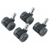 --- DISCONTINUE ---K M TKM 17510 - jeu de 4 roulettes à frein