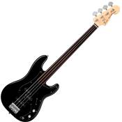 Fender Tony Franklin Fretless Precision Bass Ebony Fingerboard Black