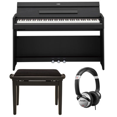 Yamaha S54B - Pack Piano numérique noir avec banquette et casque