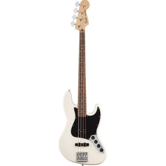 Fender Deluxe Active Jazz Bass Pau Ferro Fingerboard Olympic White