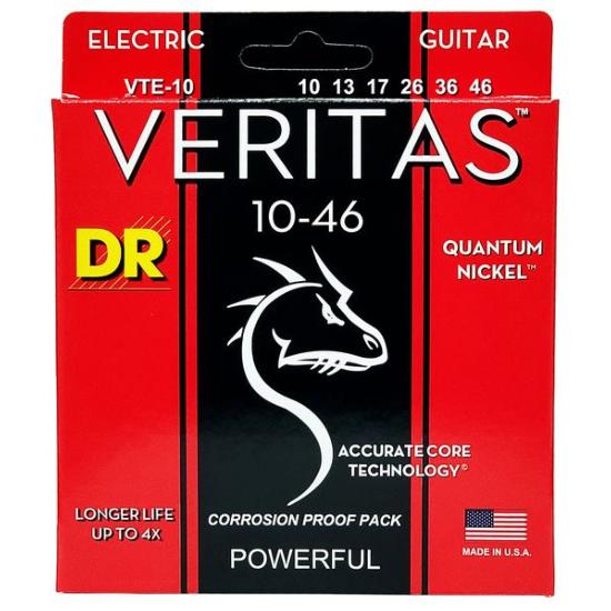 Cordes Guitare Electrique Dr Veritas 10-46