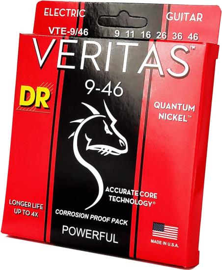 Cordes Guitare Electrique DR Veritas 9-46