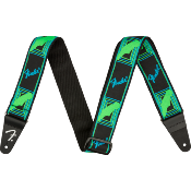 Fender Sangle 2'' Neon Monogrammed green/blue