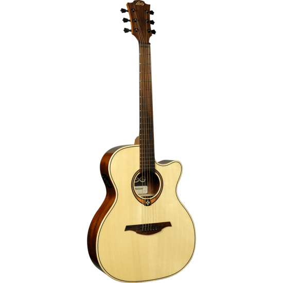 guitare electro-acoustique lag auditorium cutaway electro