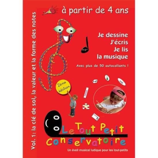 --- DISCONTINUE ---Je dessine j'écris je lis la musique Vol 1 : La clé de sol, la valeur et la forme des notes