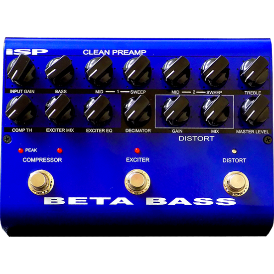 Isp Technologies Beta Bass Preamp Pedal